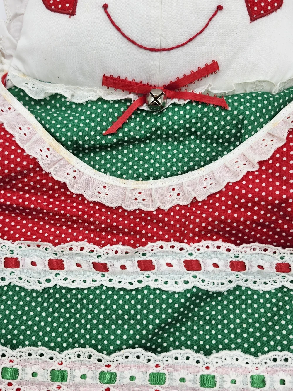 Handmade Holiday 'NOEL' Doll Hanging Pocket Card Holder